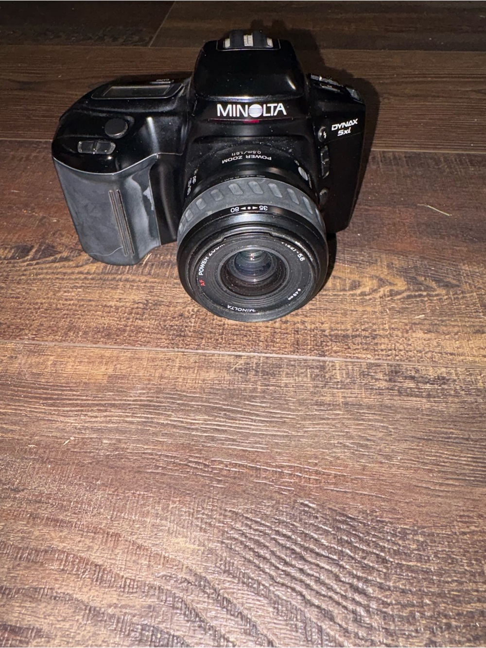 Minolta Dynax 5xi 35mm Film Camera w/ AF 35-80mm Power Zoom Lens Tested PowersOn